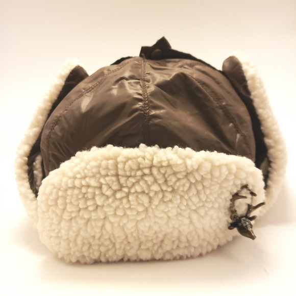 Claire's Accessories - Claire's Hat With Ear Flaps Deer Pin Brown Winter